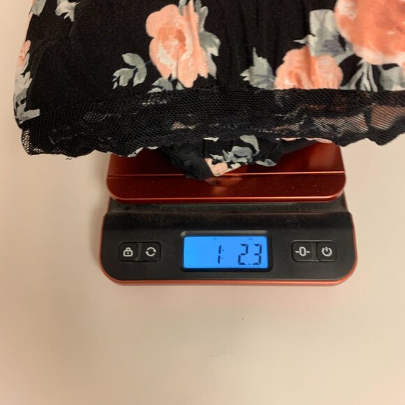 Torrid Dress Womens Size 18/20 Maxi Black Floral Dark Cottagecore Vacation - Picture 12 of 12